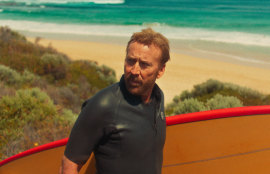 Nicolas Cage in The Surfer.