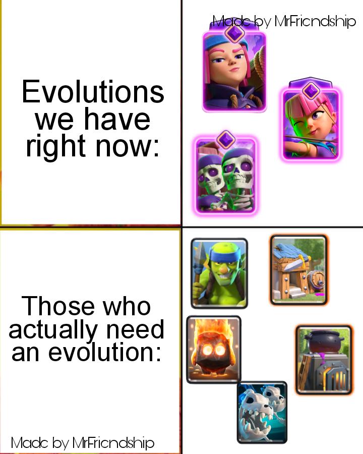 r/ClashRoyale - Clash Royale Evolutions