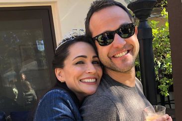 Rena Sofer and Sanford Bookstaver