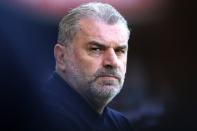 Ange Postecoglou at the helm of Tottenham Hotspur.