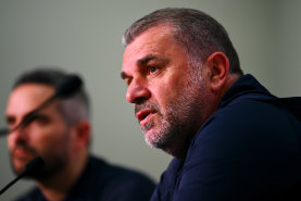 Tottenham Hotspur manager Ange Postecoglou.