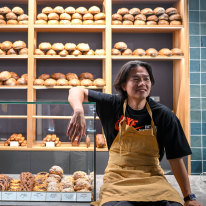 Publique Bakery owner Sung Kim at the CBD shop.