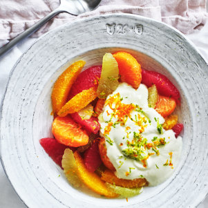 Citrus fruit salad.