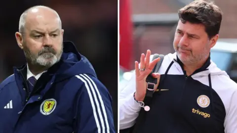 Steve Clarke and Mauricio Pochettino