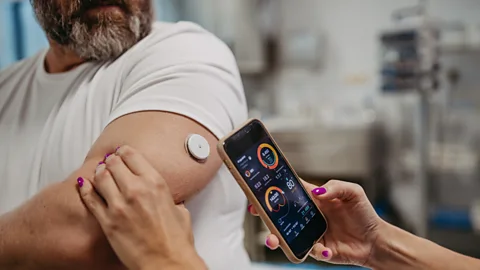 Person wearing a monitoring device (Credit: Getty Images)