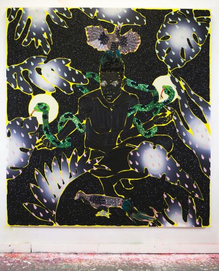 Devan Shimoyama, ‘Moon Twins ’, 2016