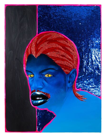 Devan Shimoyama, ‘Self Portrait as Mystique’, 2022