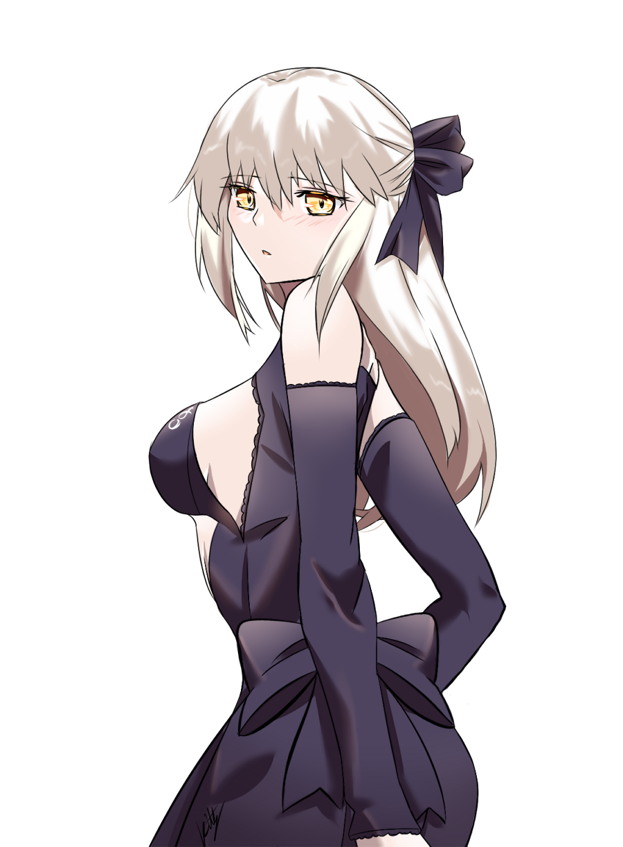 r/grandorder - I drew Saber Alter!