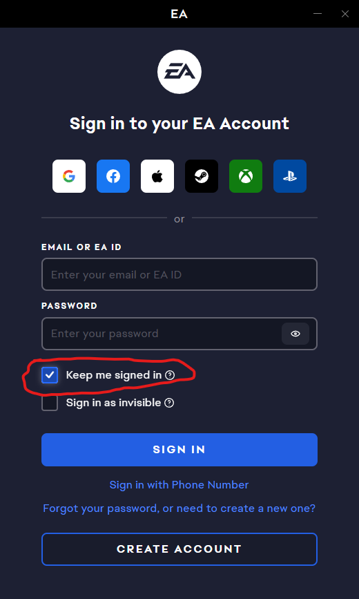 r/pcmasterrace - What does this checkbox do? It doesn't keep my signed in that's for sure.