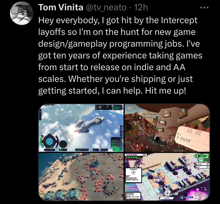 r/KerbalSpaceProgram - Tom Vinita just confirmed he was hit with Intercept’s layoffs