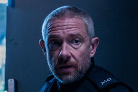 Martin Freeman as troubled Liverpool police office Chris Carson.