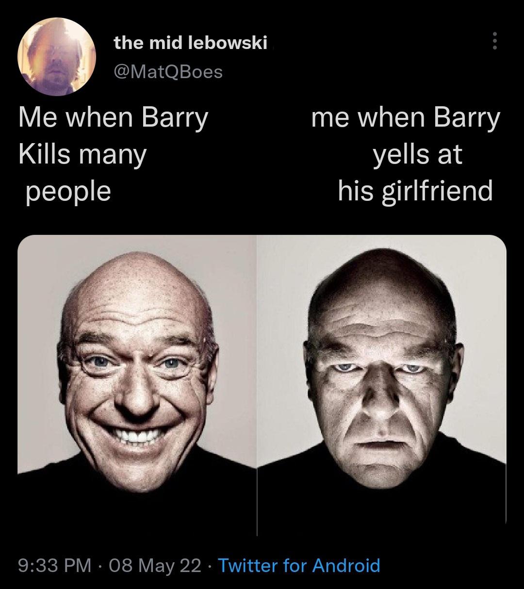 r/Barry - anyone else?