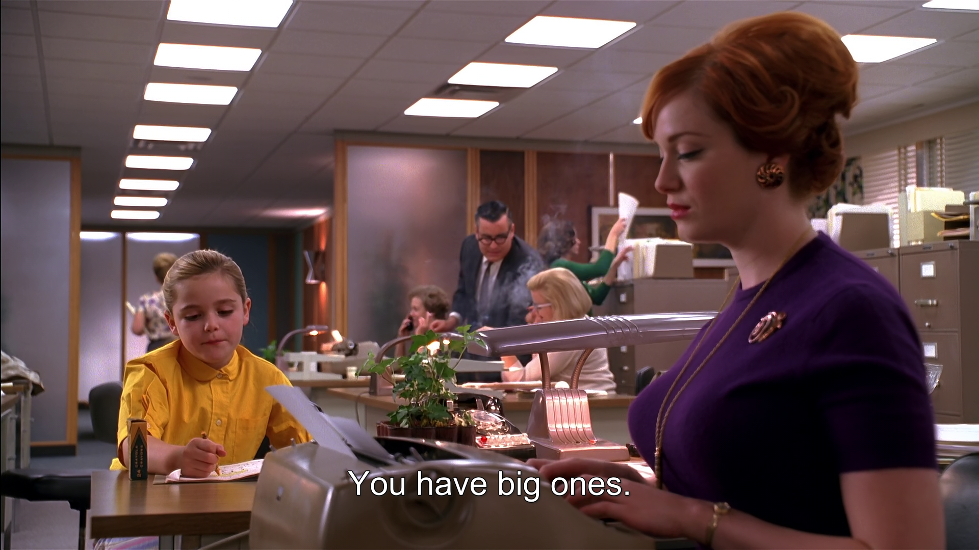 r/madmen - The way Joan is basically sexually harassed by every man, woman, and child on this show...