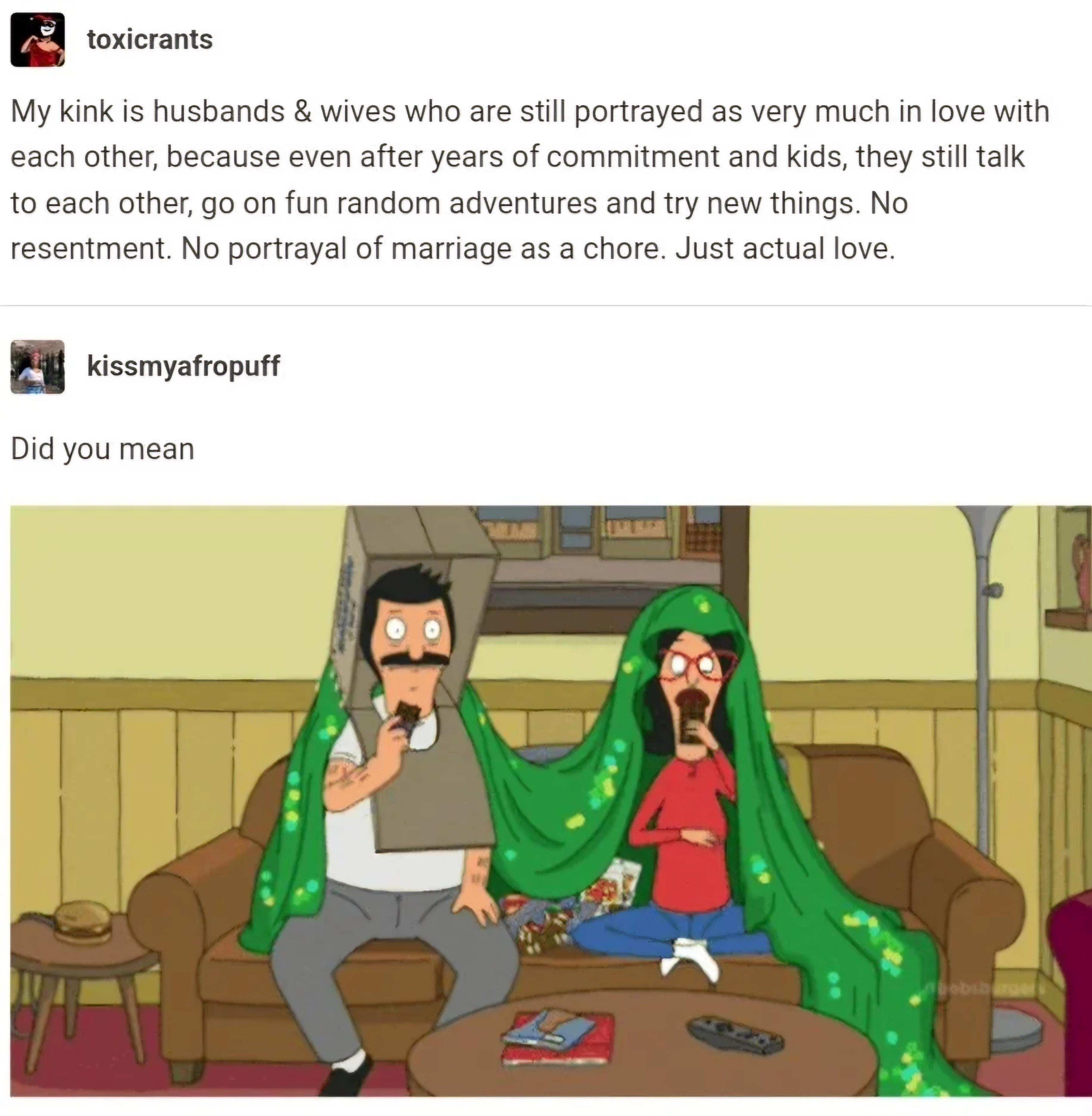 r/CuratedTumblr - Really sick of the "I hate my wife" trope 🙄