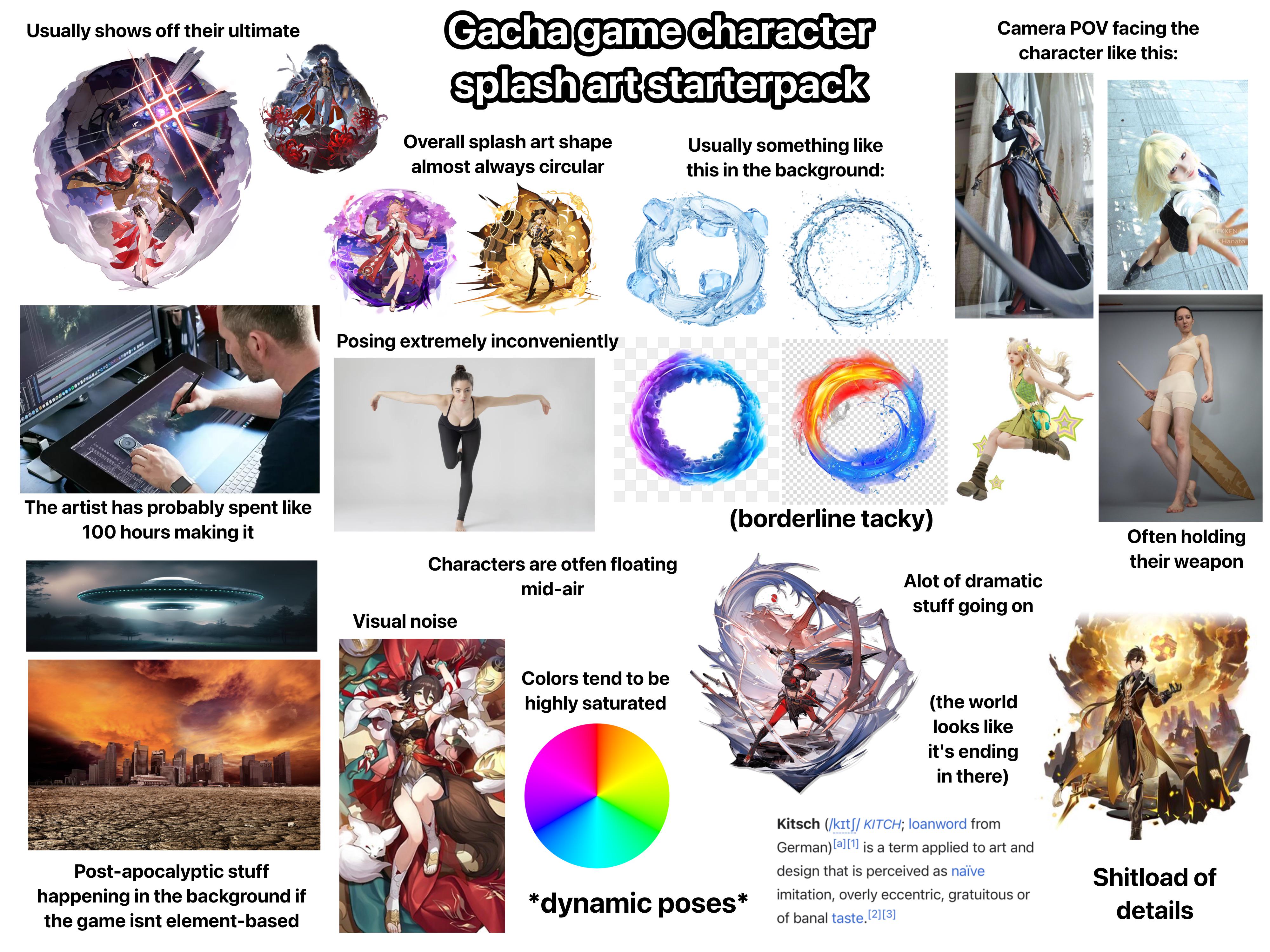 r/starterpacks - Gacha game character splash art starterpack