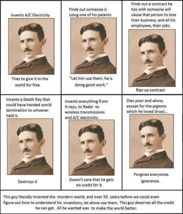 r/HistoryMemes - Poor Tesla