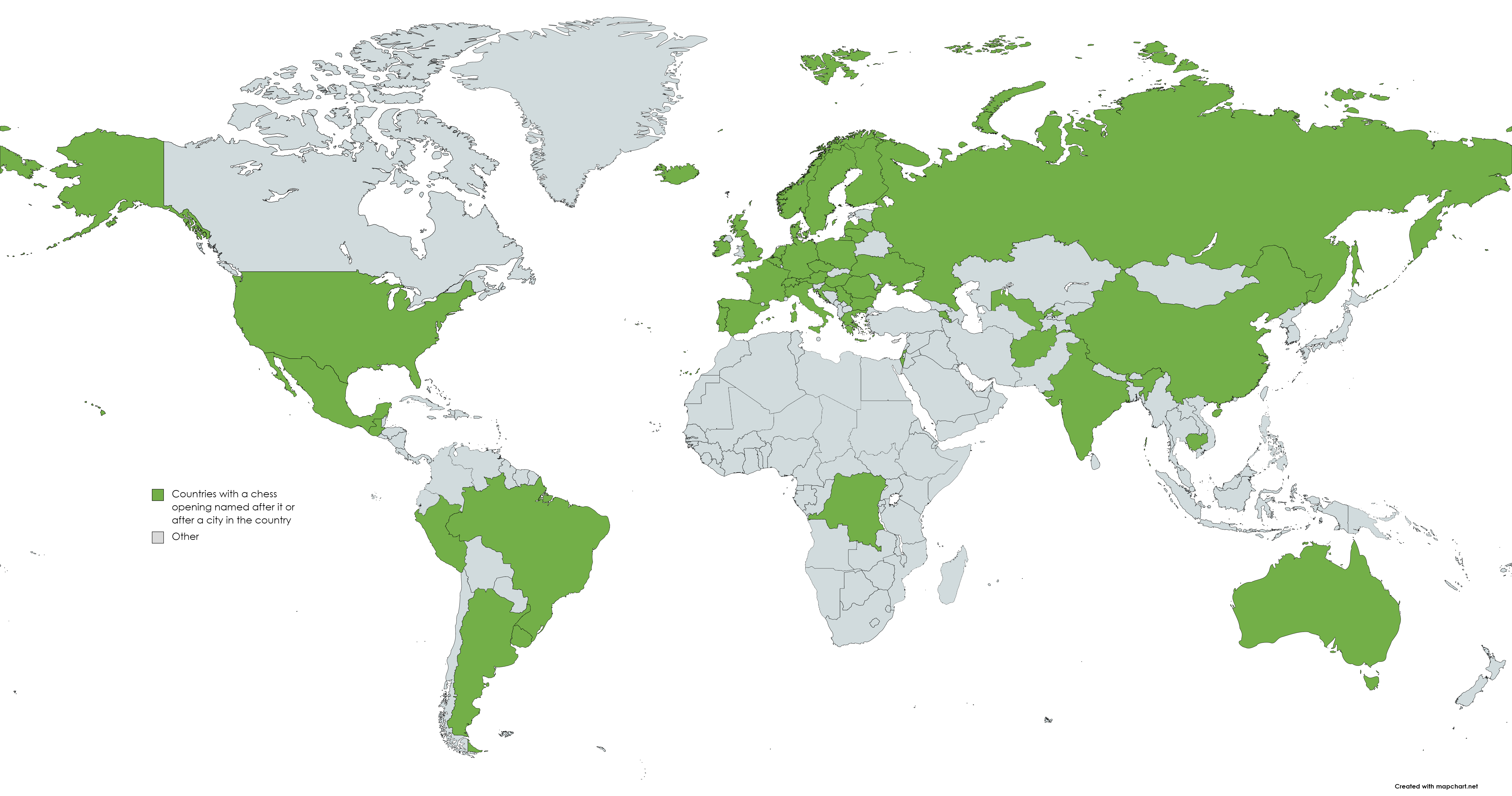 r/chess - Countries with a chess opening named after them or after a city in that country