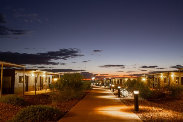 Rio Tinto accommodation camp in WA’s Pilbara.