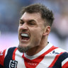 Angus Crichton’s manager was in talks with the Roosters.