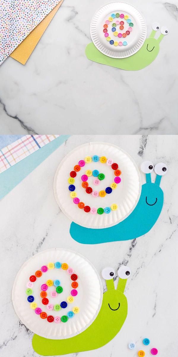 Paper Plate Snail