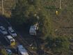 A﻿ bus has veered off a road in Kilmore, about 65 kilometres north of Melbourne. 