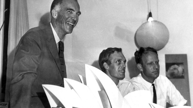 Opera House architect Jorn Utzon, pictured in 1966, said: “One of the great features of the Opera House is ... the fluidity of people’s movements through the house, and once you clutter this you have a problem."