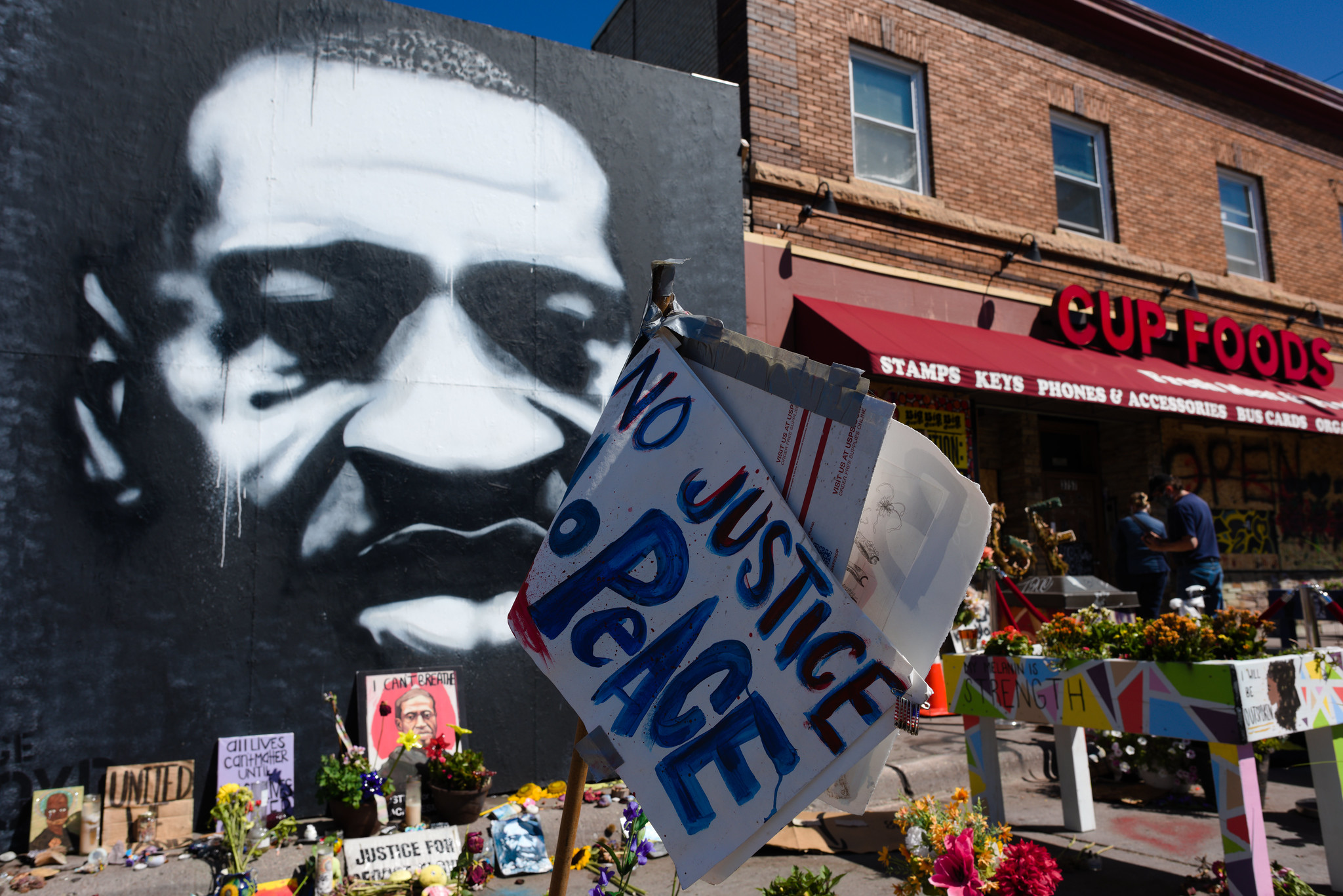 A mural of George Floyd in Minneapolis, Minnesota. (Image: Fibonacci Blue/Flickr)