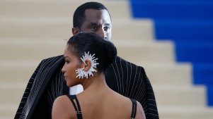 Cassie and Sean ‘P. Diddy’ Combs  attend the Met Gala in 2017. 