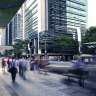 Brisbane CBD street junction generic