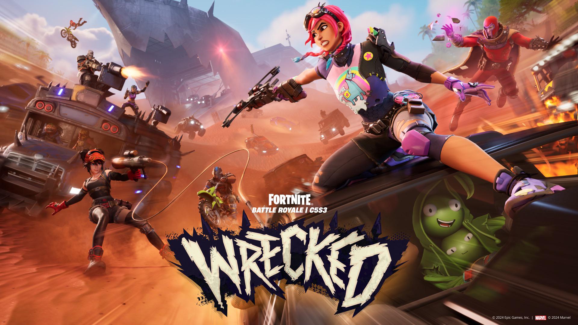 r/FortniteFestival - Fortnite C5S3 Keyart for Wrecked just dropped! What festival items do you think we’ll get with it?