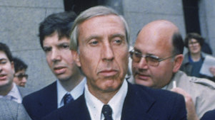 Ivan Boesky leaves court in 1987.