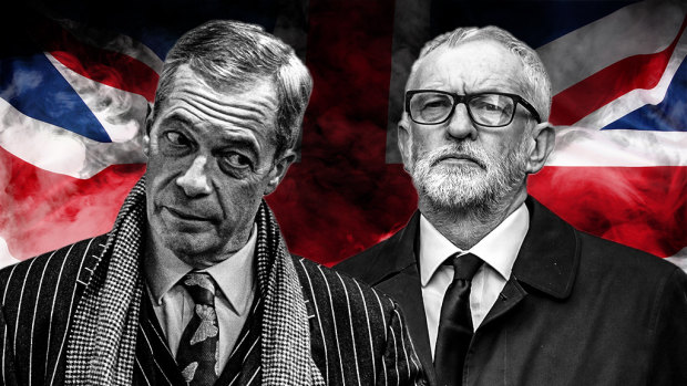 The ghosts of Nigel Farage and Jeremy Corbyn haunt UK leaders