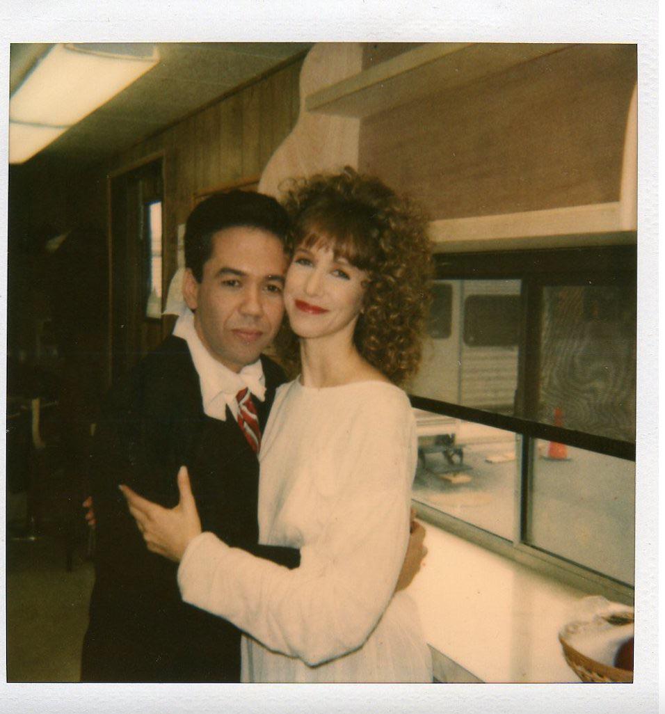 r/LiveFromNewYork - Gilbert Gottfried and Laraine Newman on the set of Problem Child 2