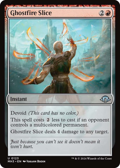 r/magicTCG - [MH3] Ghostfire Slice