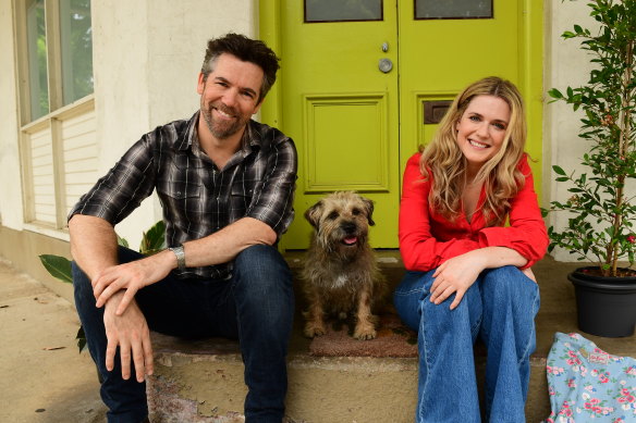 Patrick Brammall and Harriet Dyer, the creators and stars of Colin From Accounts.