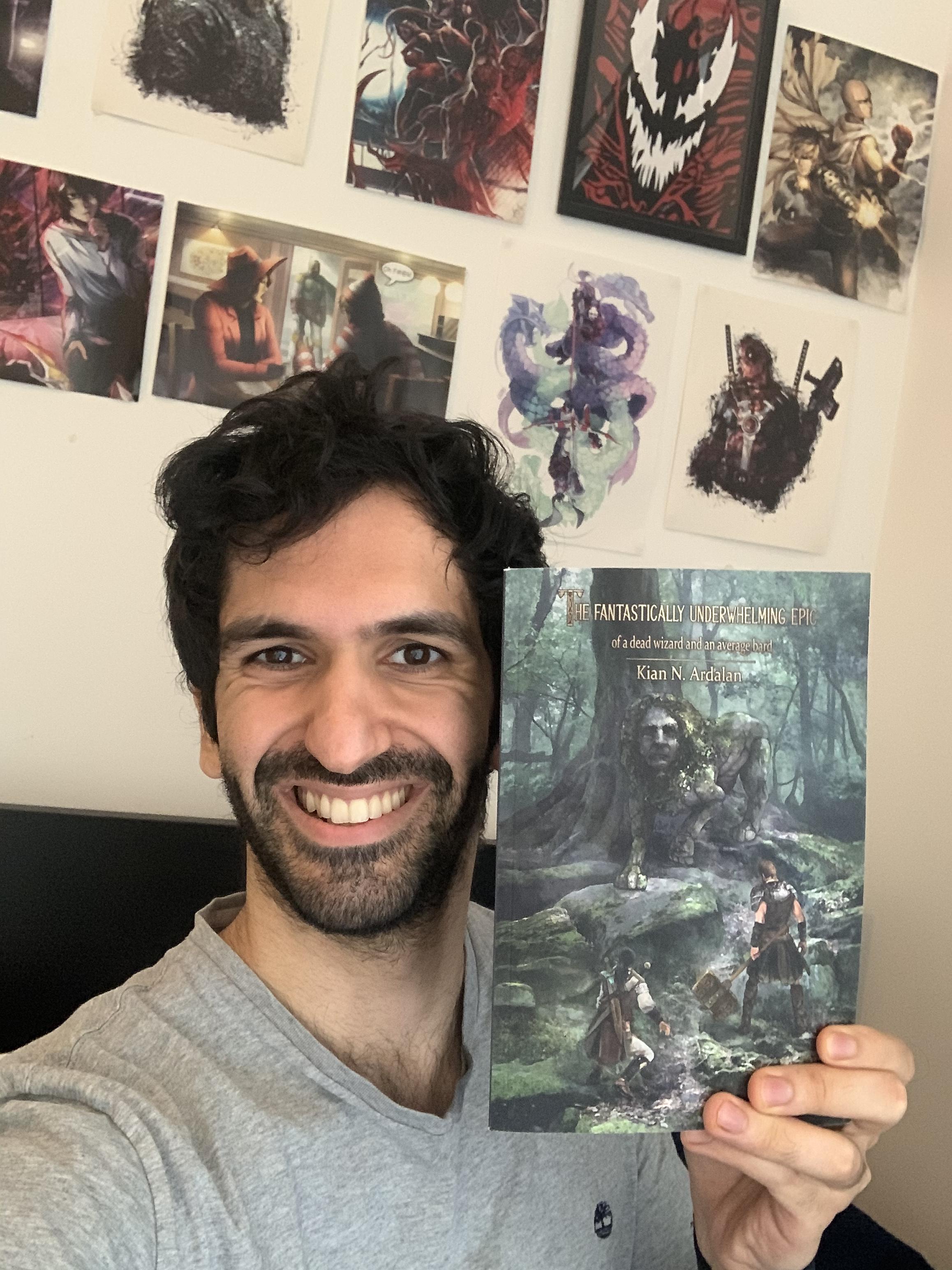r/pics - A project I started two years ago on Reddit is now a 500 page fantasy novel!