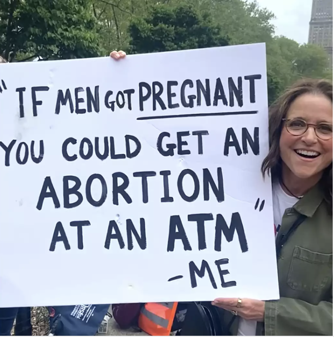 r/seinfeld - Julia Louis-Dreyfus at abortion rally