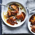 Golden syrup dumplings.