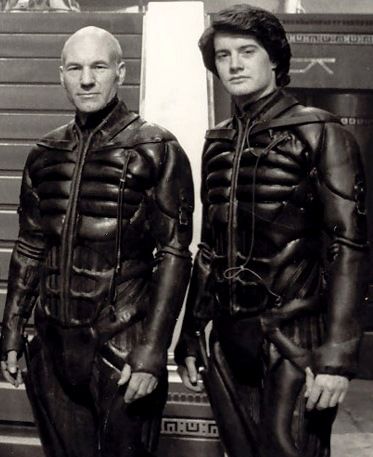 r/dune - Patrick Stewart and Kyle MacLachlan in their Stillsuits looking like badasses