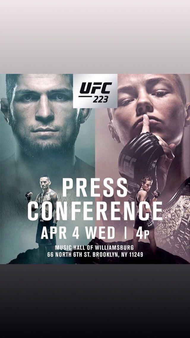 r/MMA - UFC 233 Press Conference tomorrow (April 4)