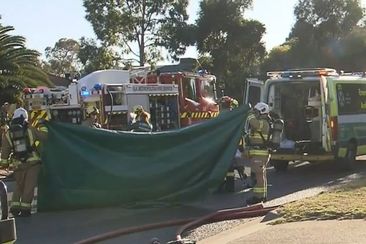 A 61-year-old man has died and a 46-year-old woman was rushed to hospital after a house fire broke out in Adelaide&#x27;s south this morning.