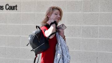 Chelsea Crivici arrives at court on a previous occasion. Picture by Tim Piccione