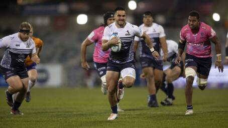 Tom Wright is in scintillating form for the Brumbies. Picture by Gary Ramage