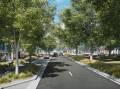 An artist impression of Molonglo town centre. Picture supplied