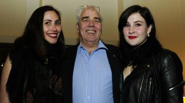 Jack Waterford, pictured with his daughters Madeleine and Alice at a 2015 event. Picture by Melissa Adams