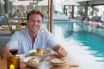 Getaway 2024 Lincoln Lewis Bask Gili Meno resort