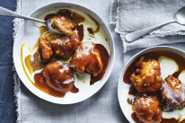 Golden oldie: Golden syrup dumplings.