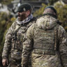 British Army soldiers during a training exercise in Finland.