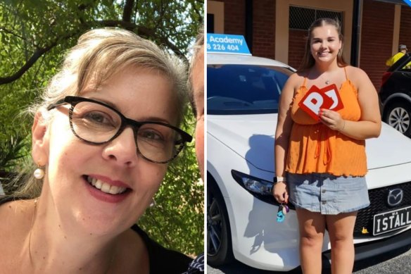 Jennifer Petelczyc, 59, and her youngest daughter Gretl, 18. 