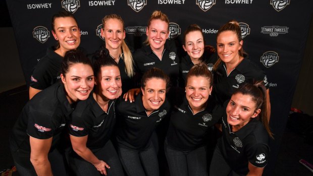 The launch of the impressive Collingwood Magpies netball team in September.